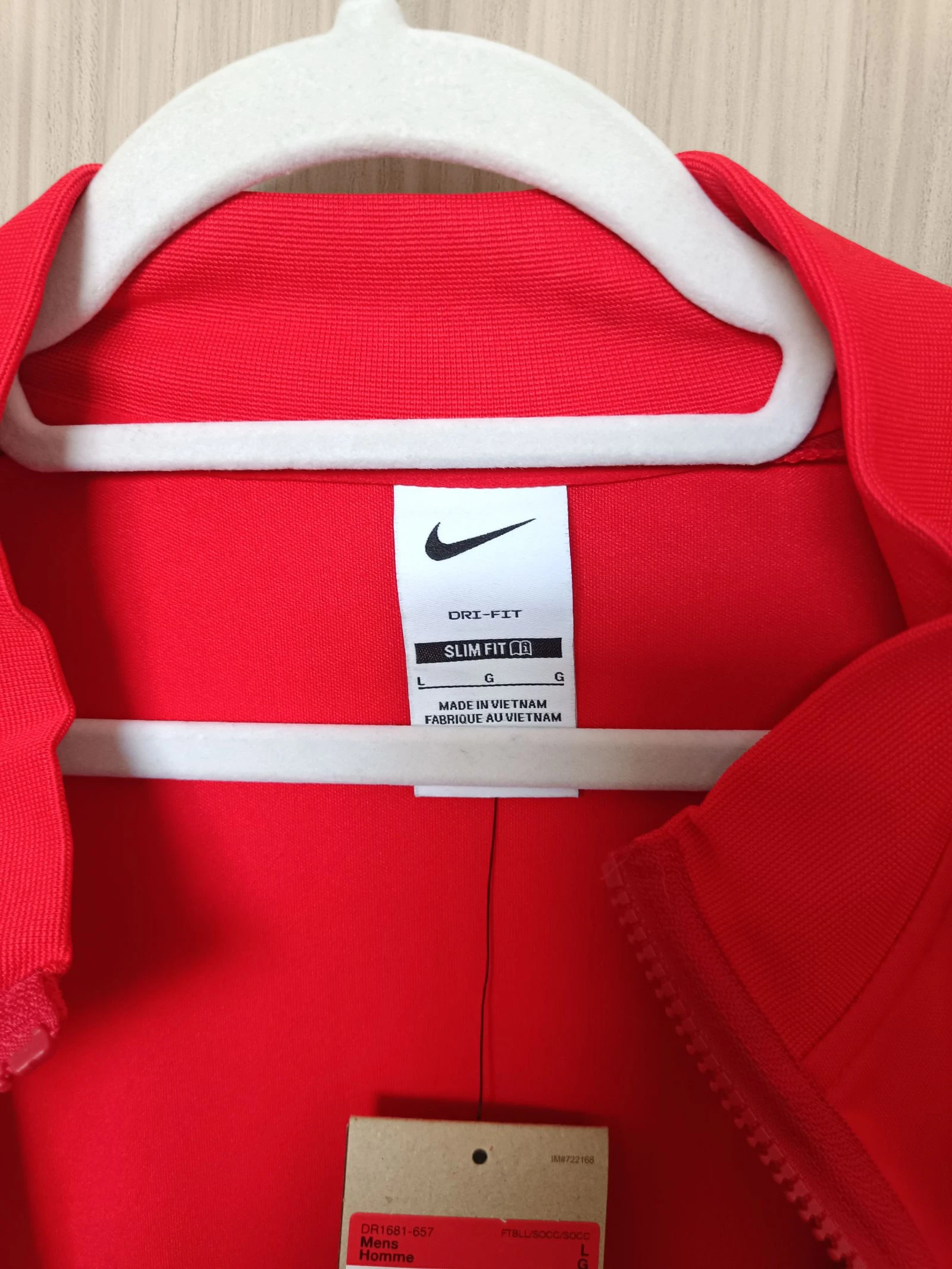 Nike Dri-FIT Red Men's Jacket Size L new with tag – photo 4